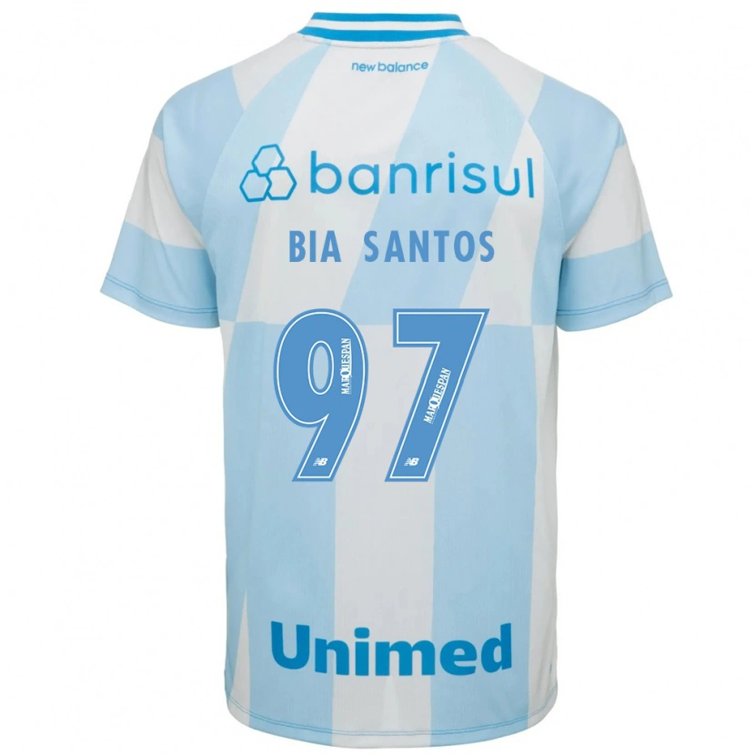 Danxen Dětské Bia Santos #97 Světle Modrá Bílá Daleko Hráčské Dresy 2026/27 Dres