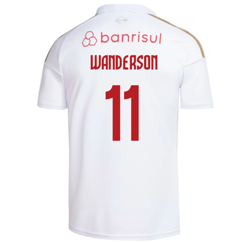 Danxen Dětské Wanderson #11 Bílá Červená Daleko Hráčské Dresy 2026/27 Dres