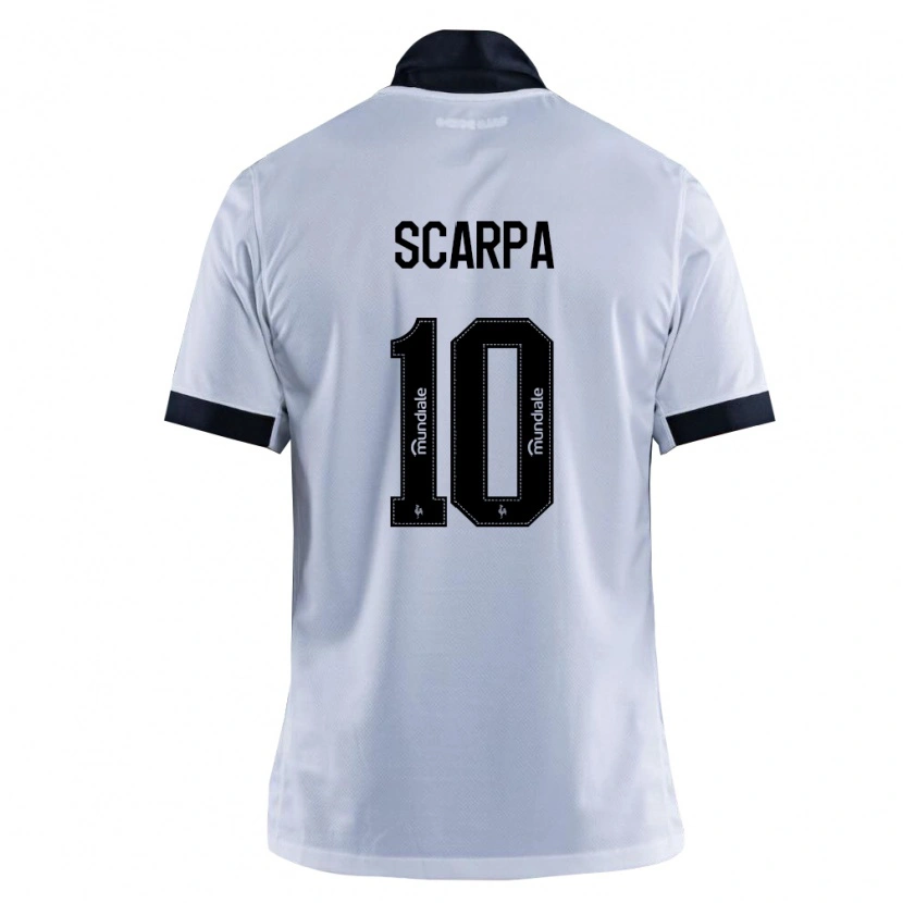 Danxen Dětské Gustavo Scarpa #10 Černá Bílá Daleko Hráčské Dresy 2026/27 Dres