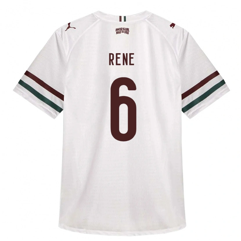 Danxen Dětské Renê Rodrigues Martins #6 Bílá Zelená Vínová Daleko Hráčské Dresy 2026/27 Dres