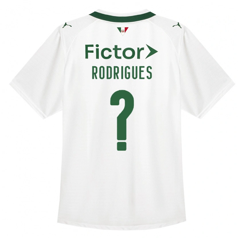 Danxen Dětské César Rodrigues #0 Zelená Bílá Daleko Hráčské Dresy 2026/27 Dres
