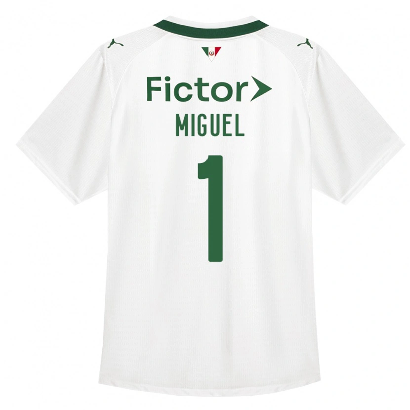 Danxen Dětské Carlos Miguel #1 Zelená Bílá Daleko Hráčské Dresy 2026/27 Dres