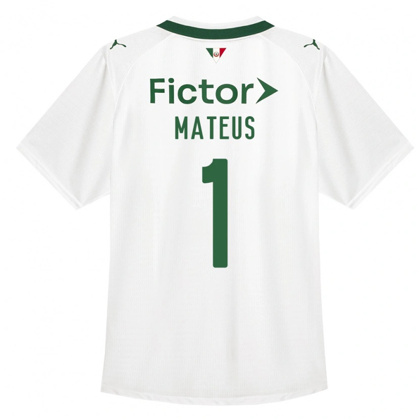 Danxen Dětské Mateus #1 Zelená Bílá Daleko Hráčské Dresy 2026/27 Dres