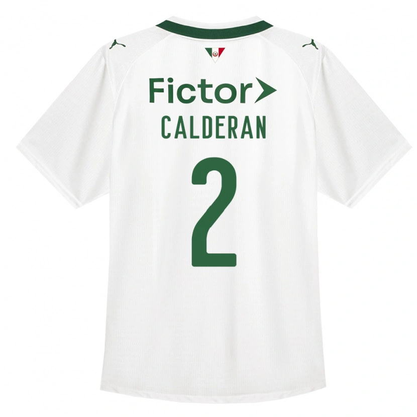 Danxen Dětské Bruna Calderan #2 Zelená Bílá Daleko Hráčské Dresy 2026/27 Dres