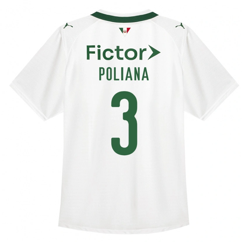 Danxen Dětské Poliana #3 Zelená Bílá Daleko Hráčské Dresy 2026/27 Dres