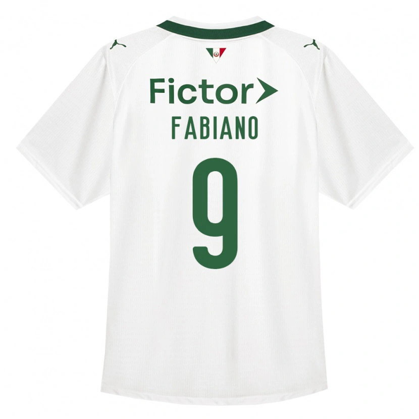 Danxen Dětské Fabiano Rodrigues Pereira #9 Zelená Bílá Daleko Hráčské Dresy 2026/27 Dres
