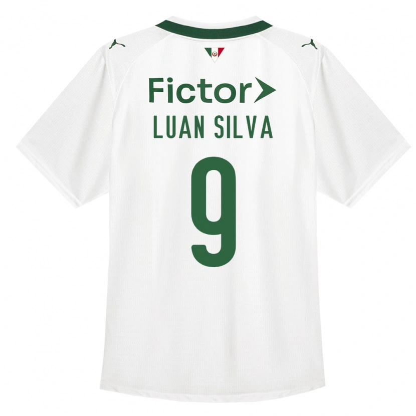 Danxen Dětské Luan Silva #9 Zelená Bílá Daleko Hráčské Dresy 2026/27 Dres
