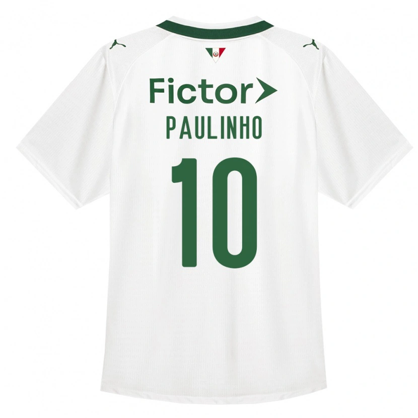 Danxen Dětské Paulinho #10 Zelená Bílá Daleko Hráčské Dresy 2026/27 Dres