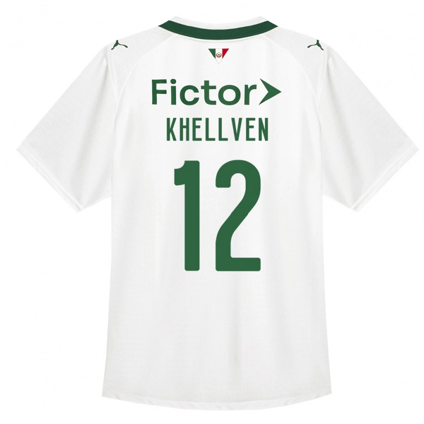 Danxen Dětské Khellven Douglas Silva Oliveira #12 Zelená Bílá Daleko Hráčské Dresy 2026/27 Dres