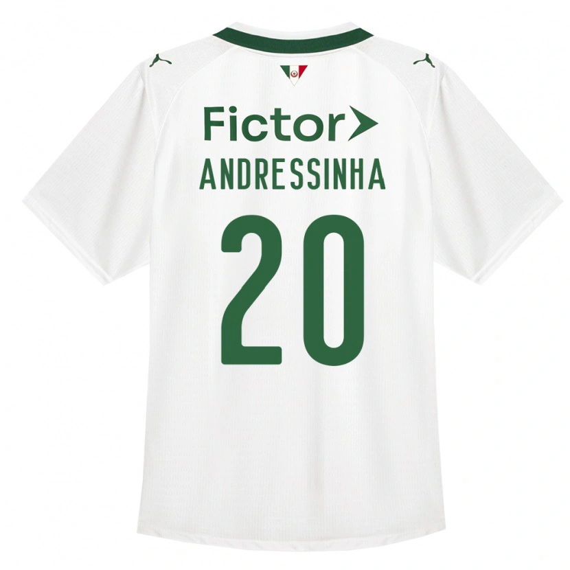 Danxen Dětské Andressinha #20 Zelená Bílá Daleko Hráčské Dresy 2026/27 Dres