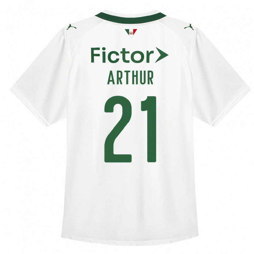 Danxen Dětské Luis Arthur #21 Zelená Bílá Daleko Hráčské Dresy 2026/27 Dres