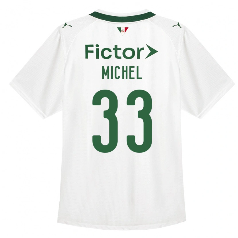 Danxen Dětské Michel #33 Zelená Bílá Daleko Hráčské Dresy 2026/27 Dres