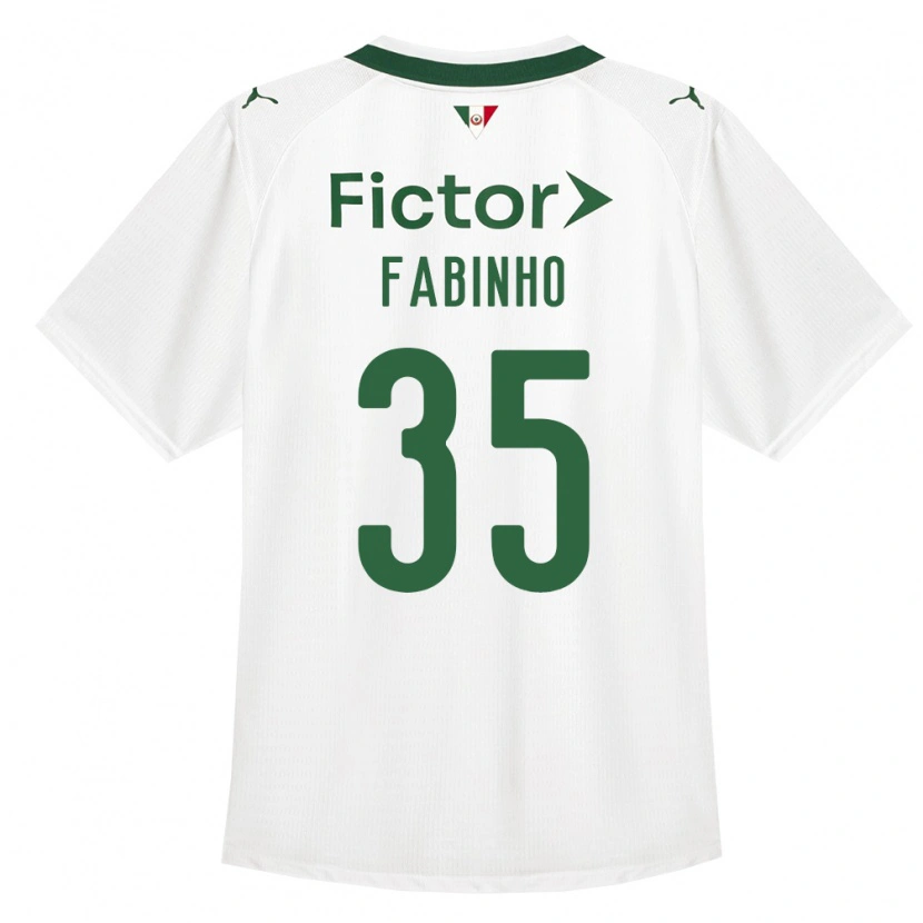 Danxen Dětské Fabinho #35 Zelená Bílá Daleko Hráčské Dresy 2026/27 Dres