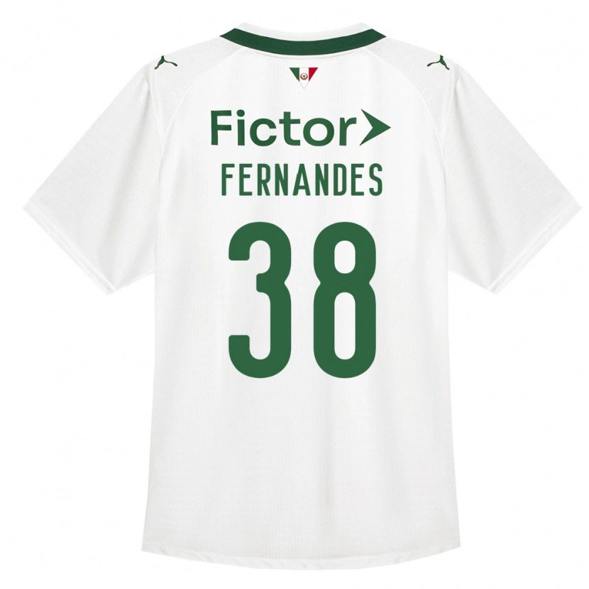 Danxen Dětské Matheus Fernandes #38 Zelená Bílá Daleko Hráčské Dresy 2026/27 Dres