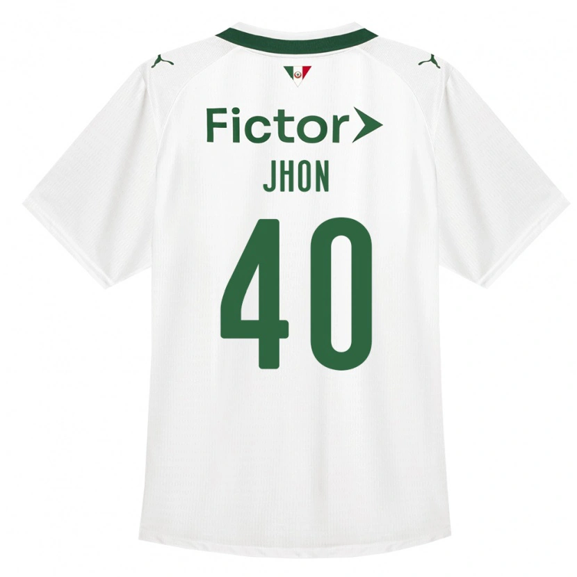 Danxen Dětské Jhon Jhon #40 Zelená Bílá Daleko Hráčské Dresy 2026/27 Dres