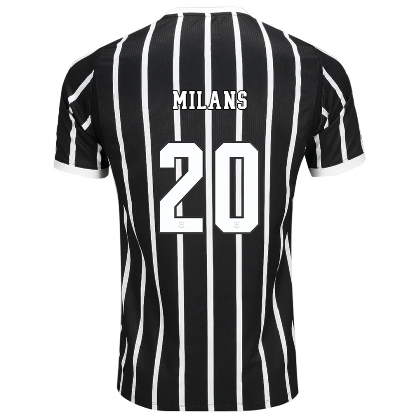 Danxen Dětské Pedro Milans #20 Černá Bílá Červená Daleko Hráčské Dresy 2026/27 Dres