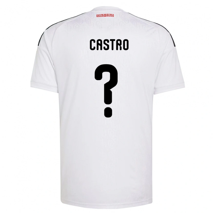 Danxen Pánské Benjamín Castro #0 Bílá Černá Domů Hráčské Dresy 2026/27 Dres