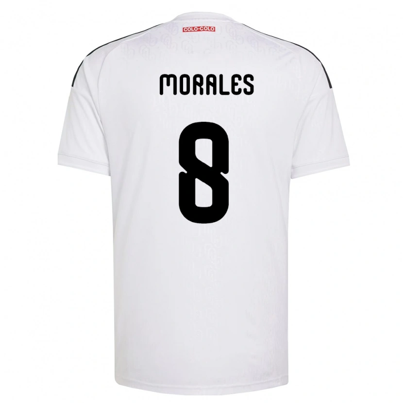 Danxen Pánské Cristopher Morales #8 Bílá Černá Domů Hráčské Dresy 2026/27 Dres