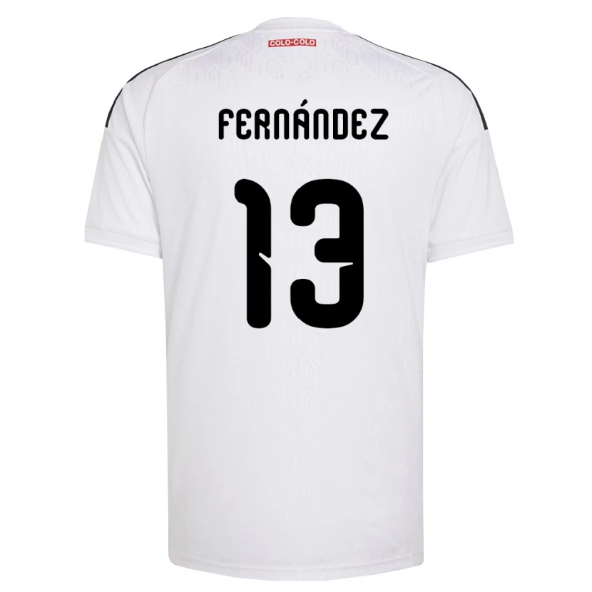 Danxen Pánské Matías Fernández #13 Bílá Černá Domů Hráčské Dresy 2026/27 Dres