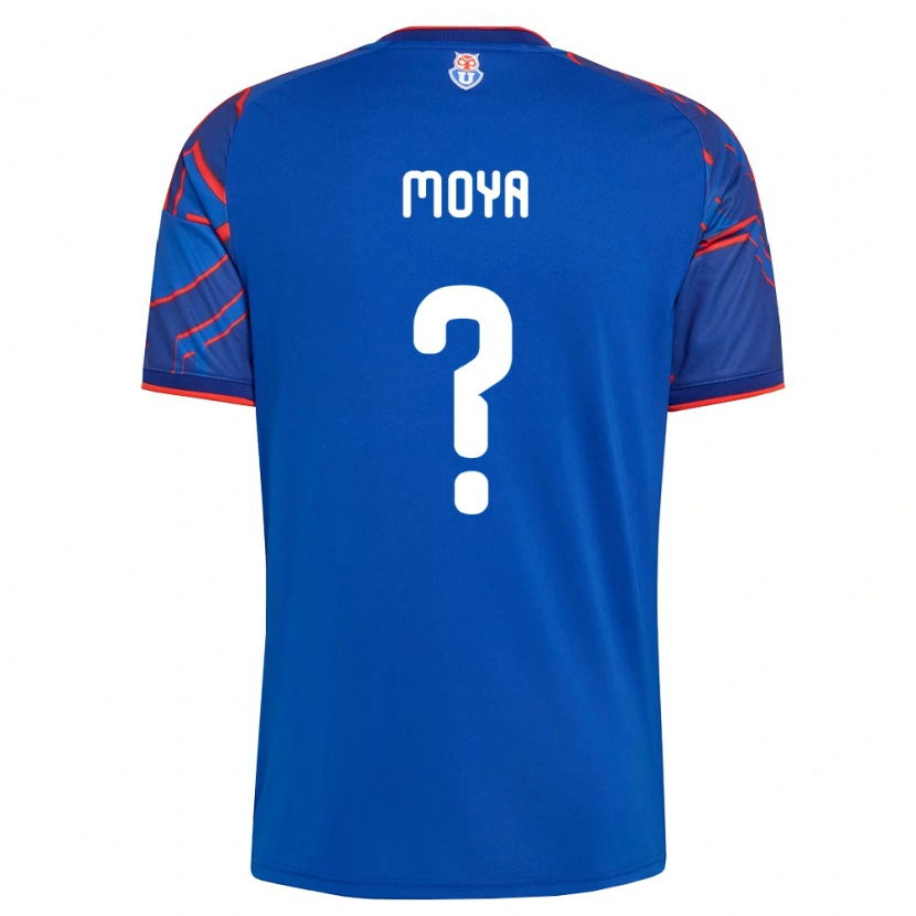 Danxen Pánské Flavio Moya #0 Královsky Modrá Červená Domů Hráčské Dresy 2026/27 Dres