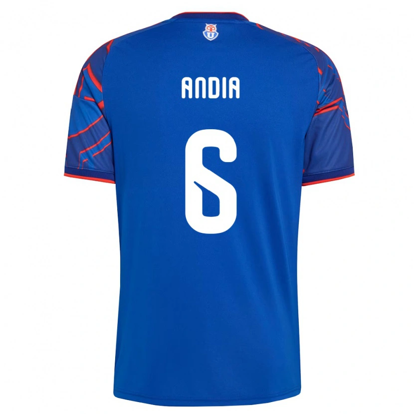 Danxen Pánské Yonathan Andía #6 Královsky Modrá Červená Domů Hráčské Dresy 2026/27 Dres
