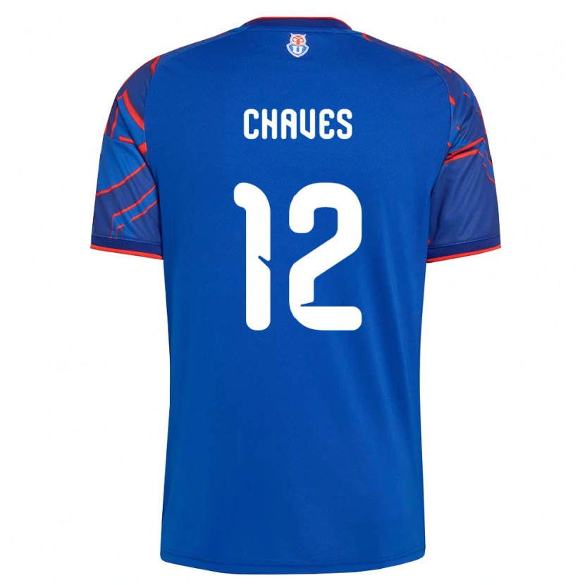 Danxen Pánské Abigail Chaves #12 Královsky Modrá Červená Domů Hráčské Dresy 2026/27 Dres