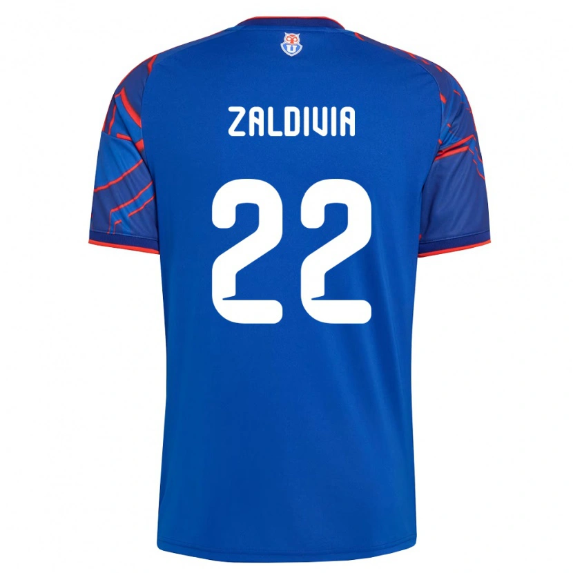 Danxen Pánské Matías Zaldivia #22 Královsky Modrá Červená Domů Hráčské Dresy 2026/27 Dres