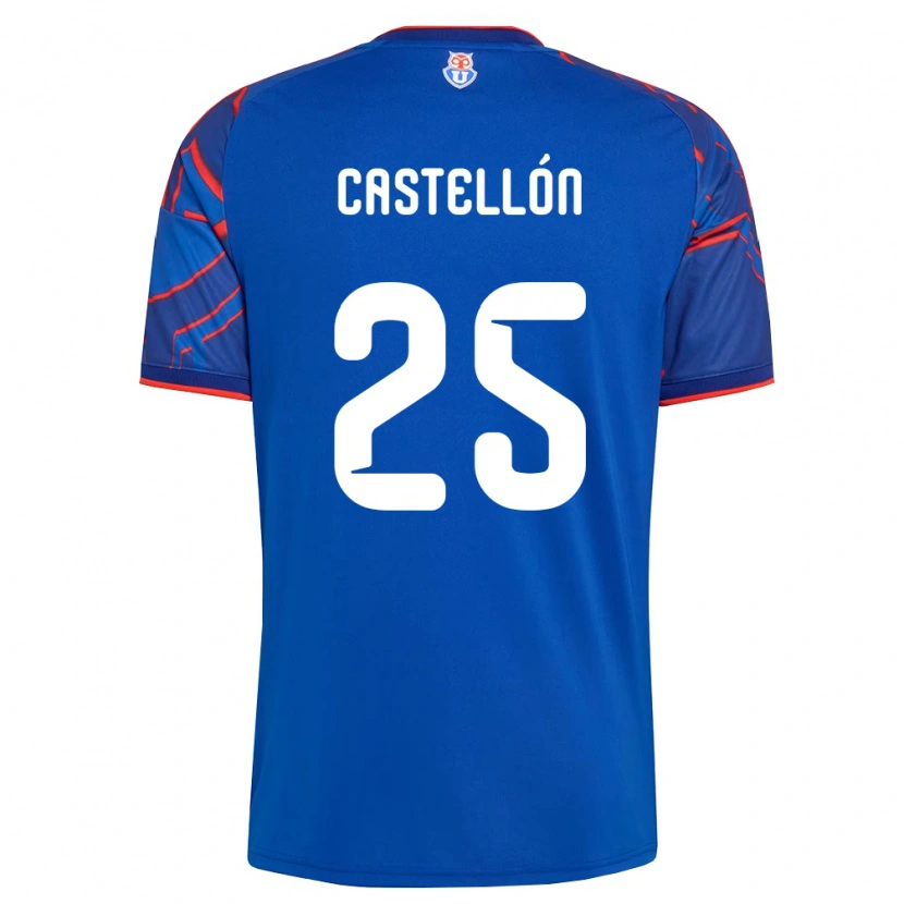 Danxen Pánské Gabriel Castellón #25 Královsky Modrá Červená Domů Hráčské Dresy 2026/27 Dres
