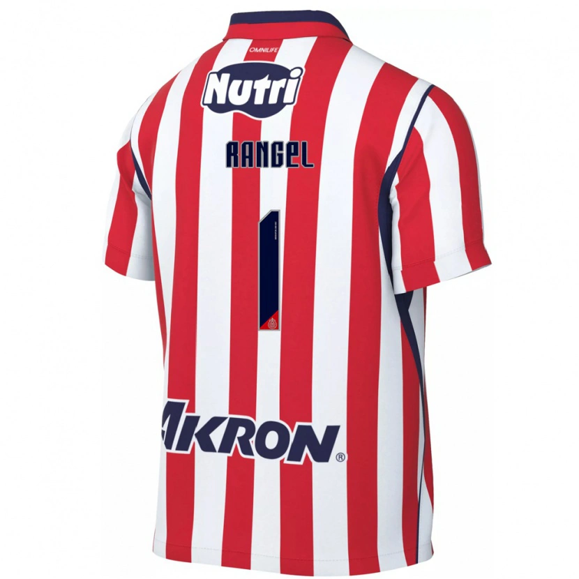 Danxen Pánské Raúl Rangel #1 Červená Bílá Domů Hráčské Dresy 2026/27 Dres