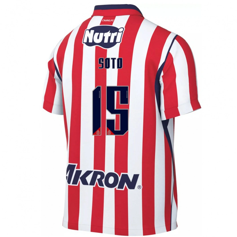 Danxen Pánské Rubí Soto #15 Červená Bílá Domů Hráčské Dresy 2026/27 Dres