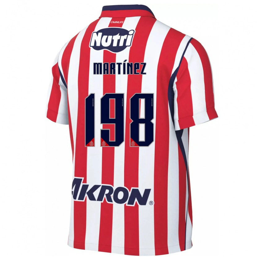 Danxen Pánské Andrew Martínez #198 Červená Bílá Domů Hráčské Dresy 2026/27 Dres