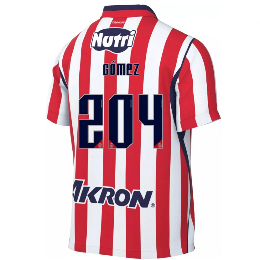 Danxen Pánské Luis Gómez #204 Červená Bílá Domů Hráčské Dresy 2026/27 Dres
