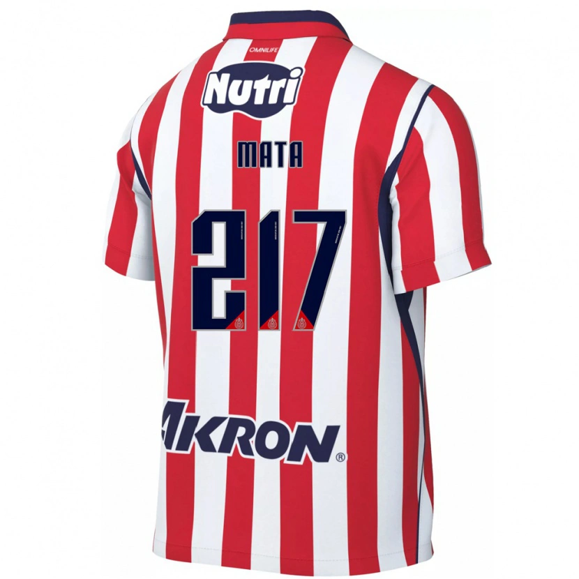 Danxen Pánské Hugo Mata #217 Červená Bílá Domů Hráčské Dresy 2026/27 Dres