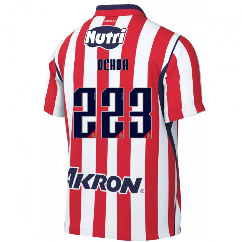 Danxen Pánské Diego Ochoa #223 Červená Bílá Domů Hráčské Dresy 2026/27 Dres