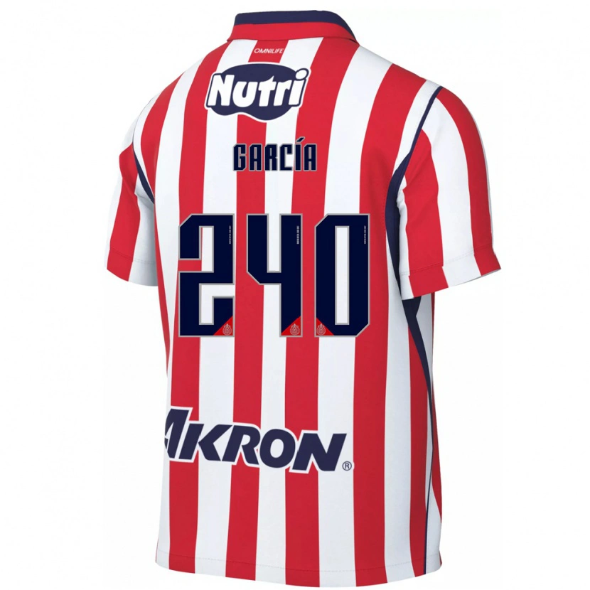 Danxen Pánské Víctor García #240 Červená Bílá Domů Hráčské Dresy 2026/27 Dres