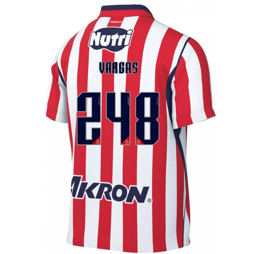 Danxen Pánské Uziel Vargas #248 Červená Bílá Domů Hráčské Dresy 2026/27 Dres