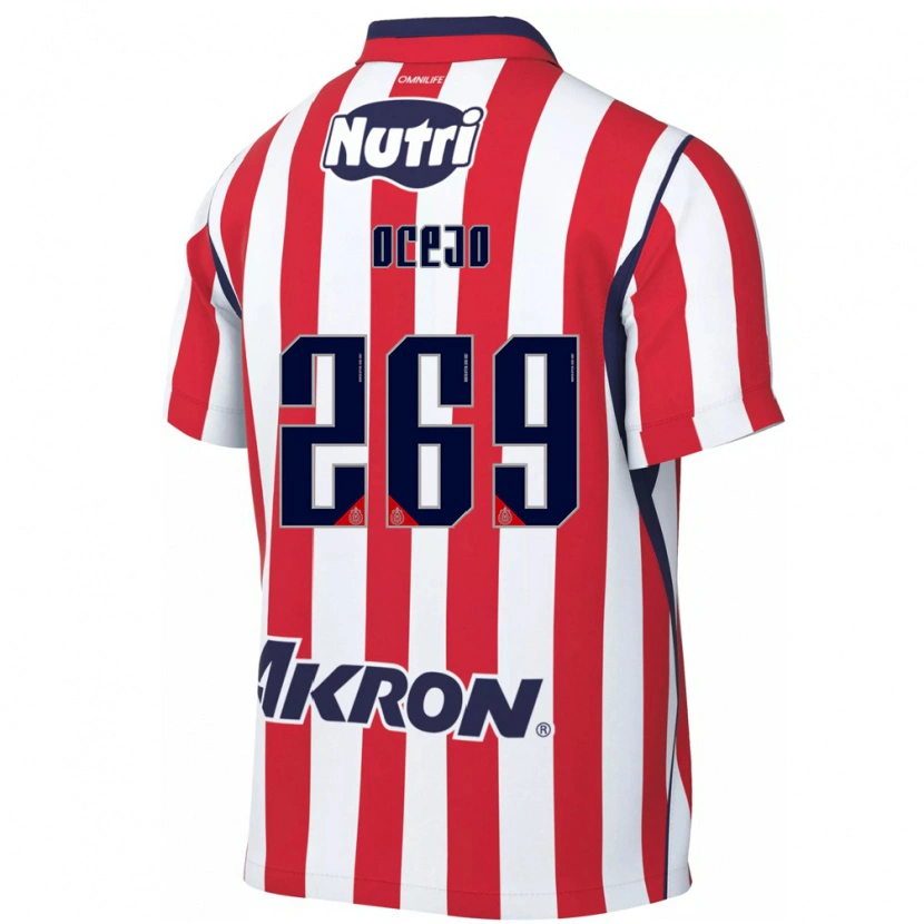 Danxen Pánské Kevin Ocejo #269 Červená Bílá Domů Hráčské Dresy 2026/27 Dres
