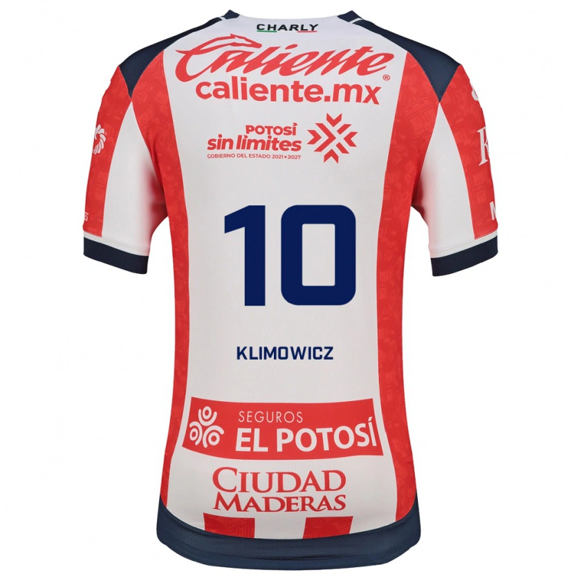 Danxen Pánské Mateo Klimowicz #10 Červená Bílá Černá Domů Hráčské Dresy 2026/27 Dres