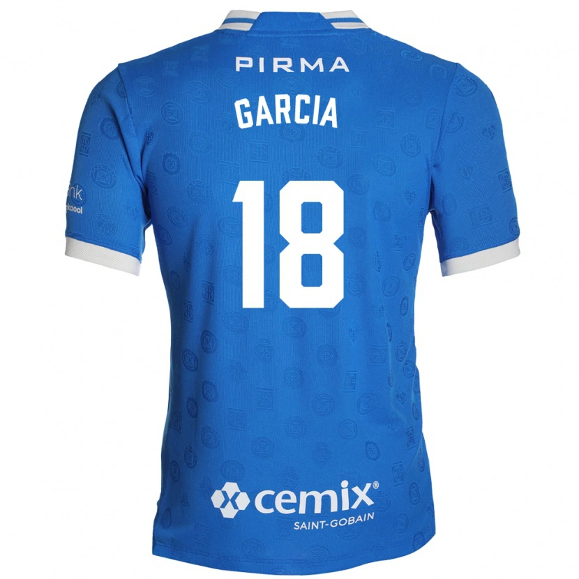 Danxen Pánské Diana Garcia #18 Modrá Bílá Červená Domů Hráčské Dresy 2026/27 Dres