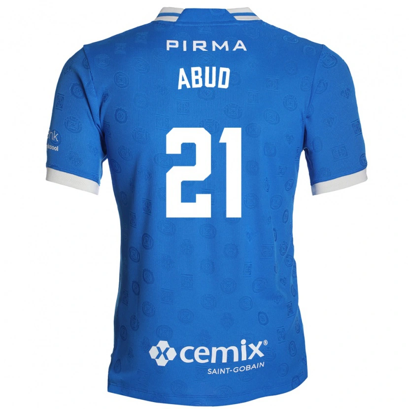 Danxen Pánské Karime Abud #21 Modrá Bílá Červená Domů Hráčské Dresy 2026/27 Dres