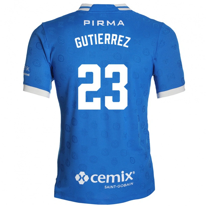 Danxen Pánské Ivonne Gutierrez #23 Modrá Bílá Červená Domů Hráčské Dresy 2026/27 Dres