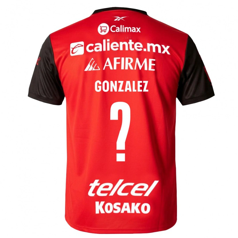 Danxen Pánské Óscar González #0 Černá Červená Domů Hráčské Dresy 2026/27 Dres
