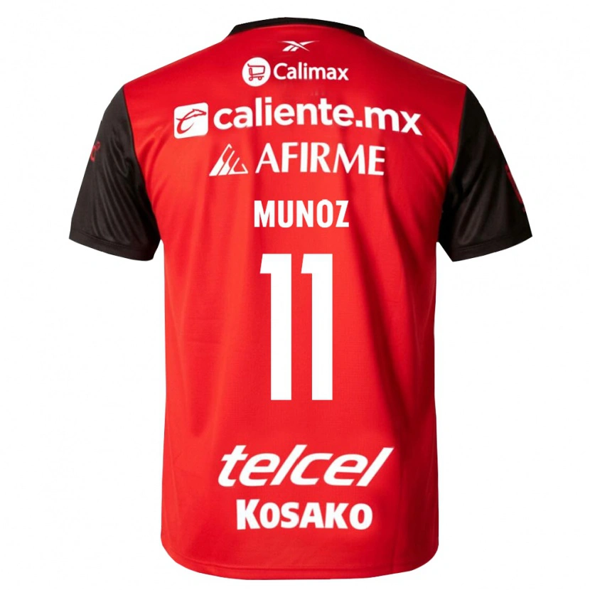 Danxen Pánské Sanjuana Munoz #11 Černá Červená Domů Hráčské Dresy 2026/27 Dres