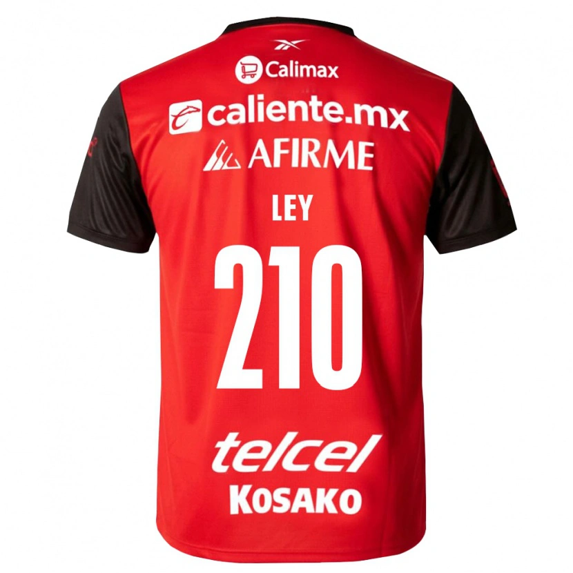 Danxen Pánské Emanuel Ley #210 Černá Červená Domů Hráčské Dresy 2026/27 Dres