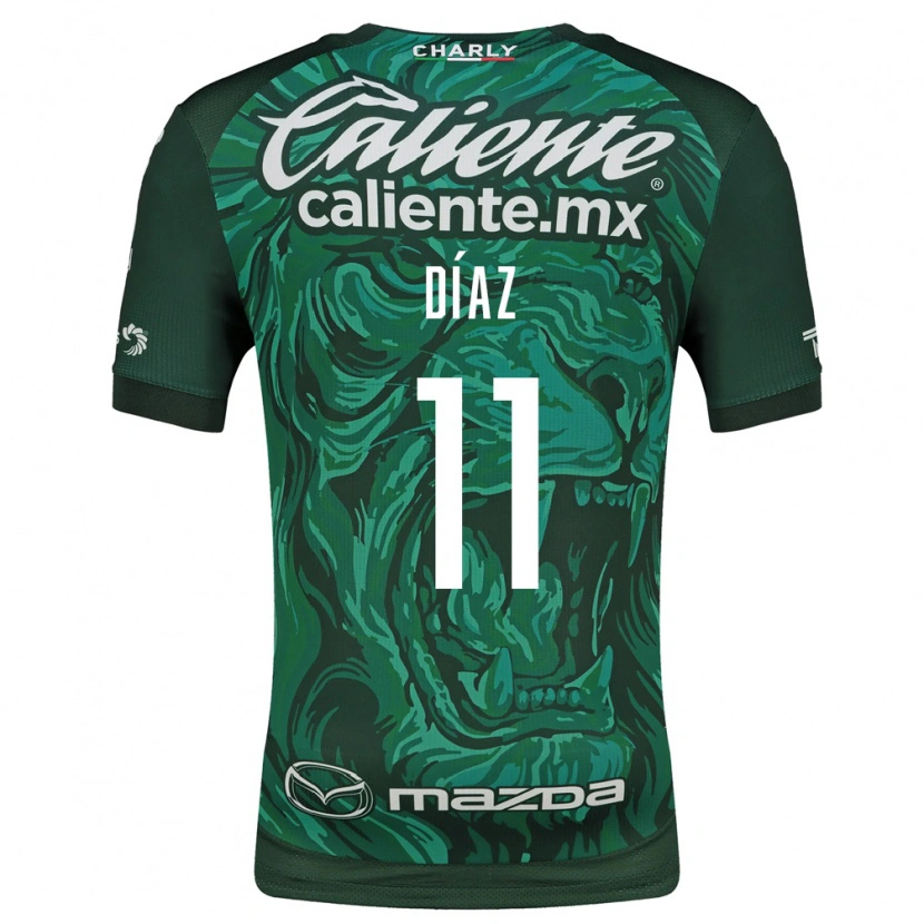 Danxen Pánské Ismael Díaz #11 Zelená Černá Domů Hráčské Dresy 2026/27 Dres