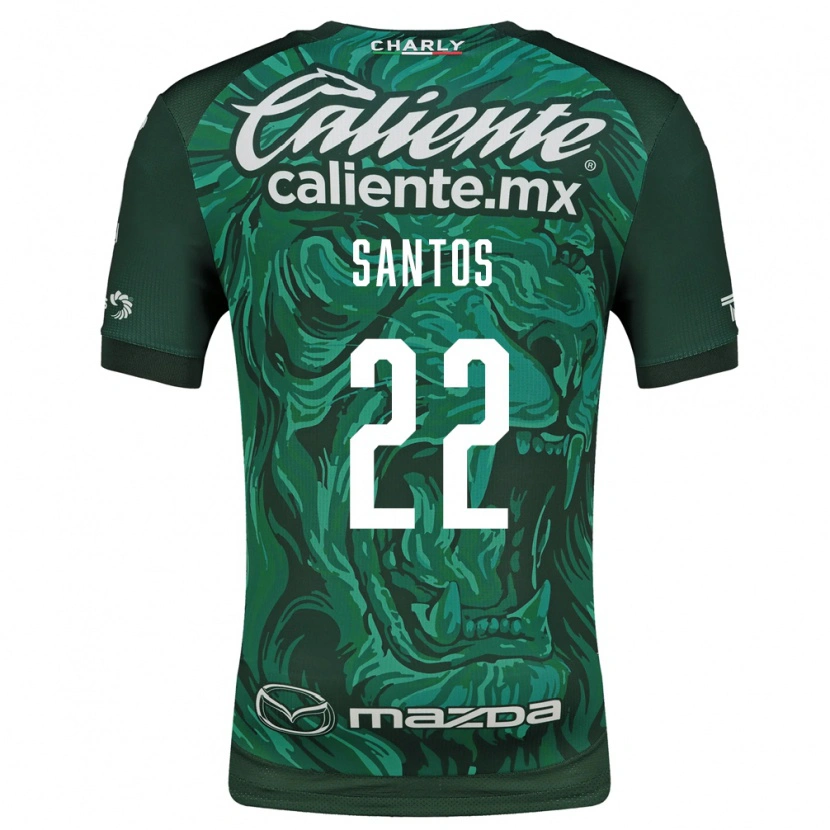 Danxen Pánské Sebastián Santos #22 Zelená Černá Domů Hráčské Dresy 2026/27 Dres