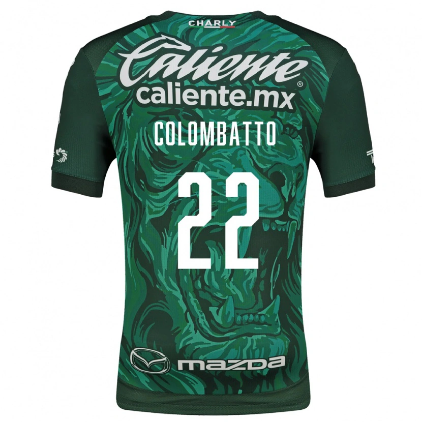 Danxen Pánské Santiago Colombatto #22 Zelená Černá Domů Hráčské Dresy 2026/27 Dres