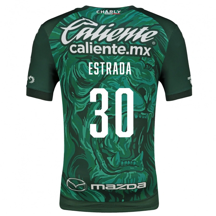 Danxen Pánské Ángel Estrada #30 Zelená Černá Domů Hráčské Dresy 2026/27 Dres