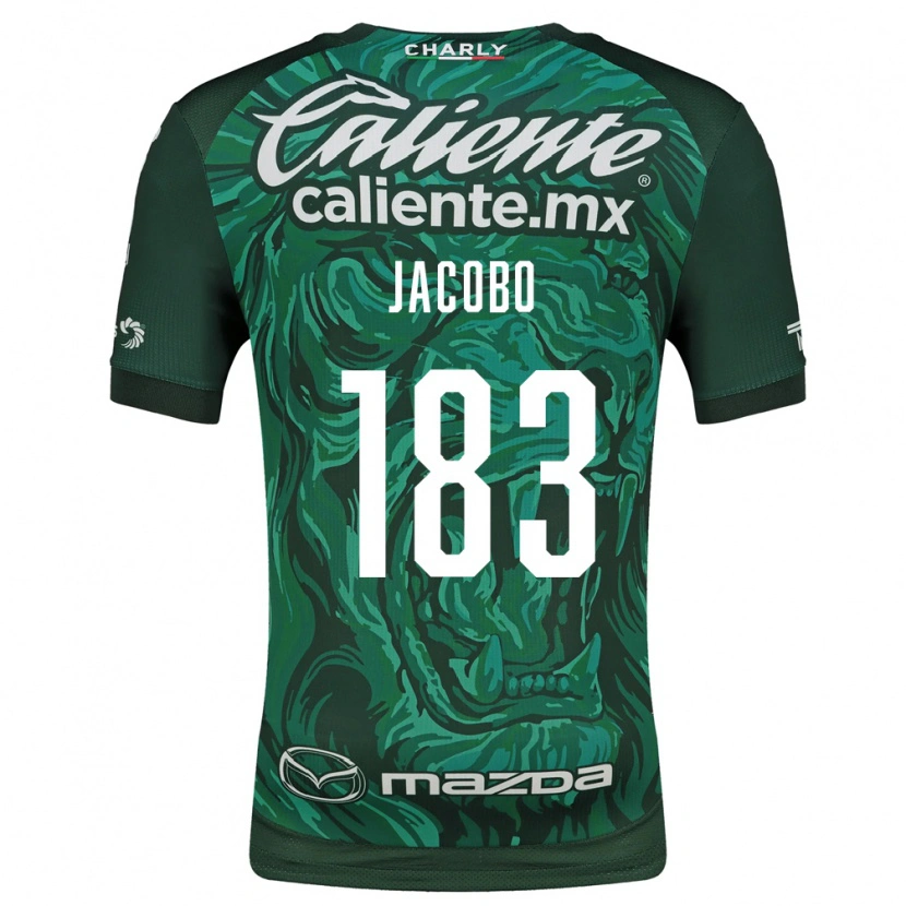 Danxen Pánské Sebastián Jacobo #183 Zelená Černá Domů Hráčské Dresy 2026/27 Dres