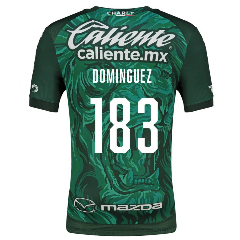 Danxen Pánské Jesús Domínguez #183 Zelená Černá Domů Hráčské Dresy 2026/27 Dres